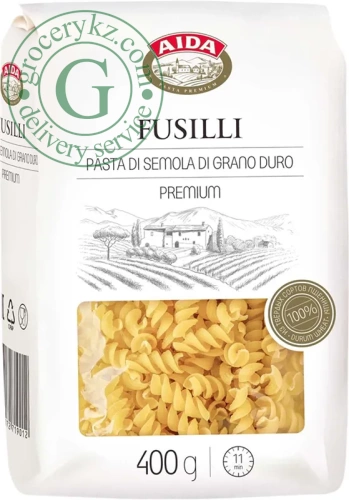 Aida Fusilli pasta, 400 g