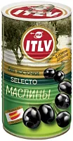 ITLV pitted black olives, selected, 370 ml