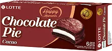 Lotte Choco Pie (6 in 1), cacao, 168 g