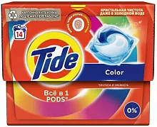 Tide All in 1 Pods laundry capsules, color, 14 count