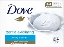 Dove beauty cream bar soap, gentle exfoliating, 90 g
