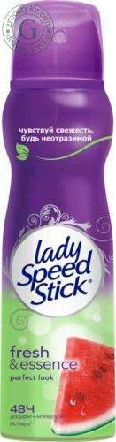 Lady Speed Stick women deodorant-antiperspirant, fresh & essence, spray, 150 ml