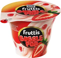 Fruttis yogurt with strawberry flavour balls, 180 g