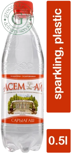Asem Ai Saryagash sparkling water, 0.5 l