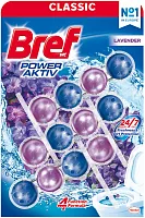 Bref Power Active refresh box for toilet bowl, lavender, 150 g