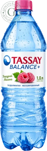 Tassay still water, raspberries, 1 l