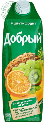 Dobry multifruit juice, 1l picture 2