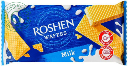 Roshen wafers, milk, 216 g