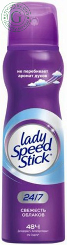Lady Speed Stick women deodorant-antiperspirant, freshness of the clouds, spray, 150 ml