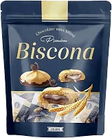 Biscona cookies, chocolate nuts filling, 340 g