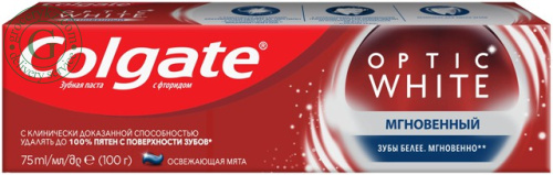 Colgate Optic White toothpaste, instantaneous, 75 ml