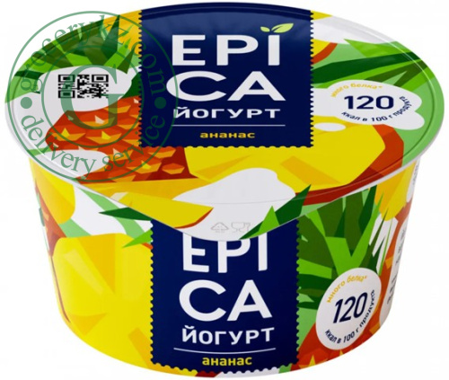 Epica yogurt, pineapple, 130 g