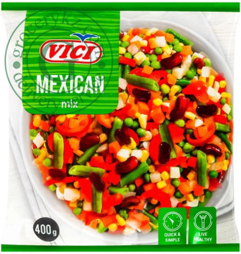 Vici mexican mix vegetables, frozen, 400 g
