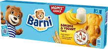 Barni biscuit cookies, banana yoghurt filling, 5 pc