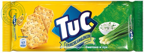 TUC cracker, sour cream and onion, 100 g