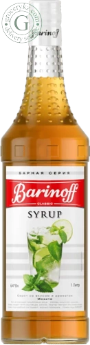 Barinoff beverage syrup, mojito, 1 l