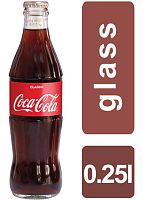 Coca-Cola Classic, 0.25 l (glass bottle)