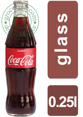 Coca-Cola Classic, 0.25 l (glass bottle)