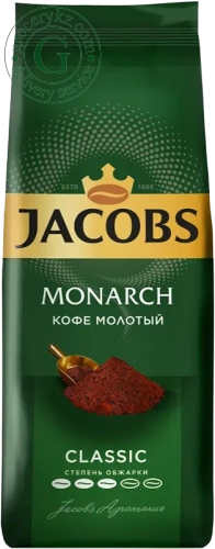 Jacobs Monarch Classic ground coffee, 230 g