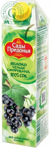 Sady Pridonia apple and blackcurrant juice, 1 l Sady Pridonia apple and blackcurrant juice, 1 l