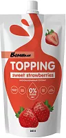 Bombbar topping, sweet strawberry, 240 g