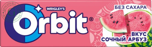 Orbit gum, juicy watermelon, 13.6 g
