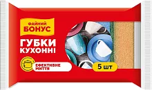Bonus dishwash sponges, 5 pc