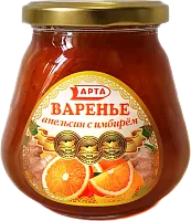Arta orange and ginger jam, 340 g