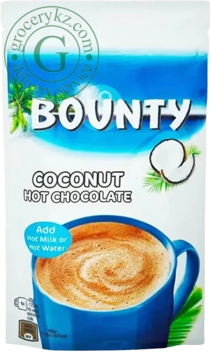 Bounty coconut hot chocolate powder, 140 g