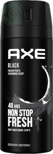 Axe men deodorant, black, spray, 150 ml Axe men deodorant, black, spray, 150 ml