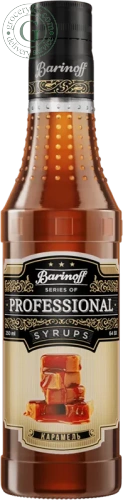 Barinoff beverage syrup, caramel, 0.25 l