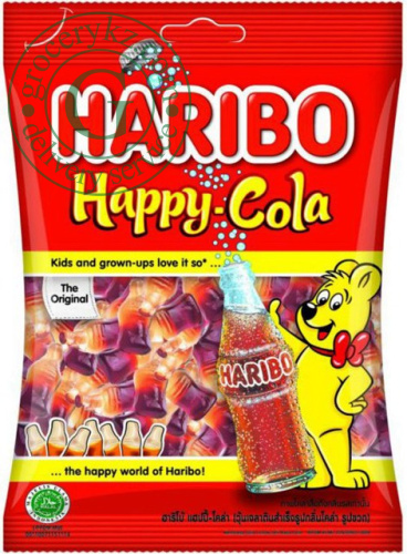 Haribo jelly beans, happy cola, 80 g