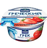 Foodmaster greek yogurt, strawberry, 130 g