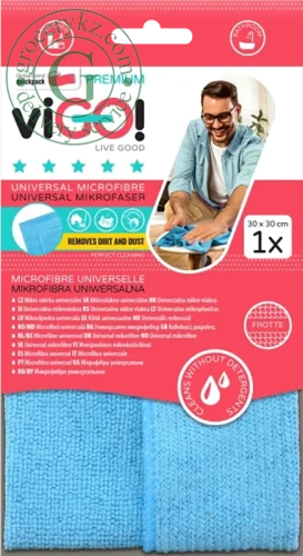 Vigo microfiber cloth (30 × 30 cm), 1 pc