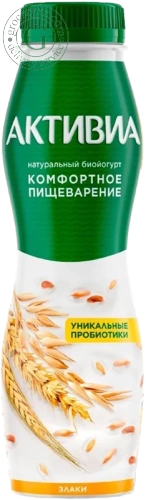 Activia yogurt, drinking, cereals, 260 g
