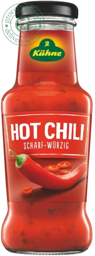 Kuhne hot chili sauce, 250 ml Kuhne hot chili sauce, 250 ml