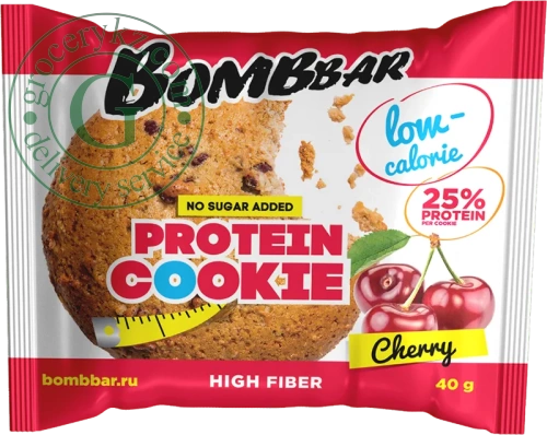 Bombbar protein cookies, cherry, 40 g