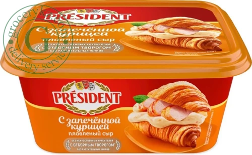 President spreadable cheese, baked chicken, 400 g