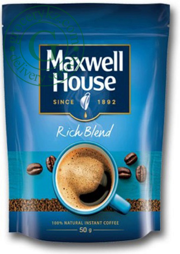 Maxwell House Rich Blend instant coffee, 50 g