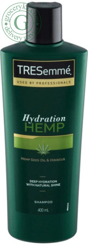 Tresemme Hydration Hemp shampoo, 400 ml