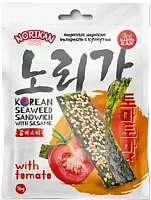 Norikan seaweed sandwich, sesame and tomato, 16 g