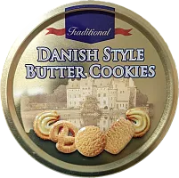 Traditional Danish style butter cookies, 340 g