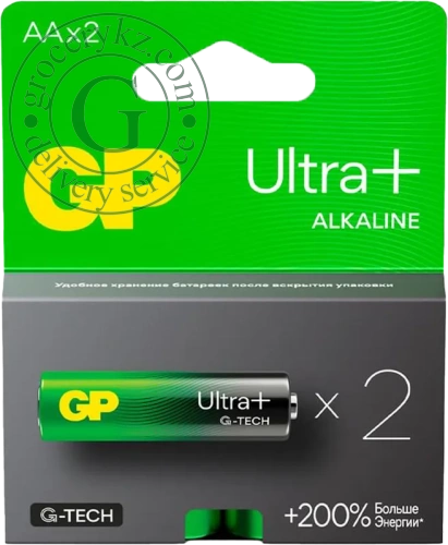 GP Ultra+ AA batteries, 2 pc