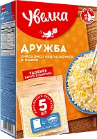 Uvelka round grain rice and millet mix, 5 bags, 400 g