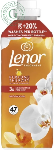 Lenor fabric softener, gold orchid and vanilla, 47 washes, 987 ml