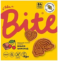Take a Bitey kid cookies, cherry and chocolate, 115 g