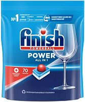 Finish Powerball Power All in 1 dishwasher tablets, 70 tablets