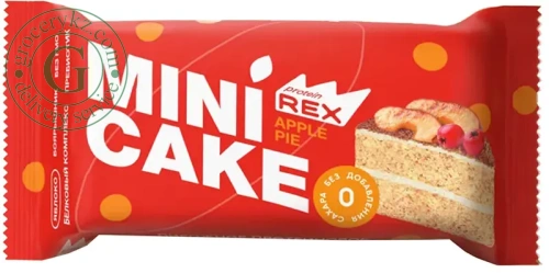 Rex protein mini cake, apple pie, 40 g