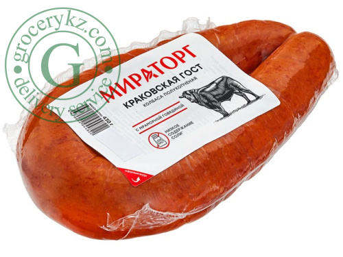 Miratorg Krakow semi smoked sausage, 430 g