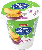 Ehrmann Alpenland light yogurt, peach and passionfruit, 320 g